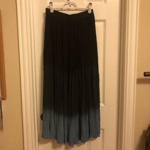 Ombré navy and blue skirt